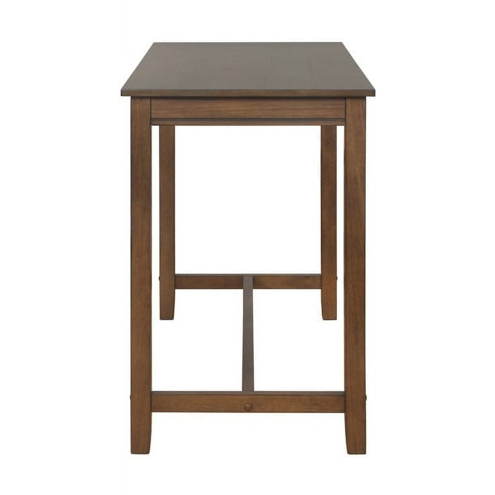Linon Home Decor Bridgeport 36-inch Counter Height Pub Table Rustic Brown Cabin & Lodge, Traditional, Casual
