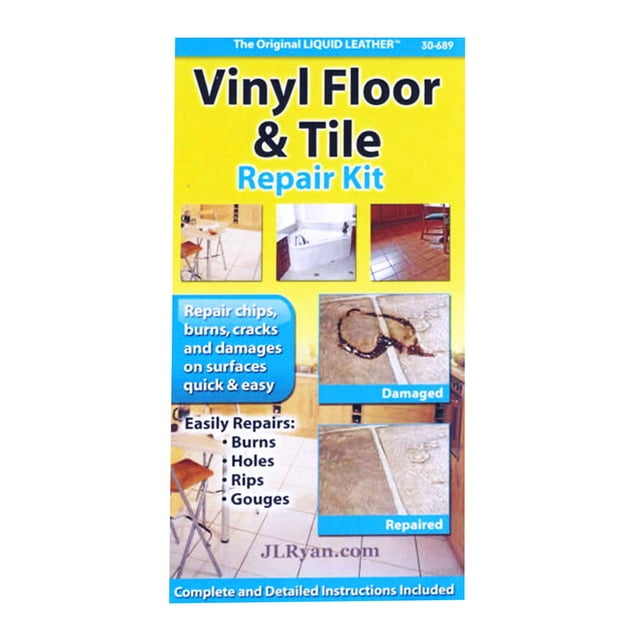 Liquid Leather, Multi Colored, Vinyl Floor and Tile Repair Kit, 1.00 x 1.00 x 1.00"