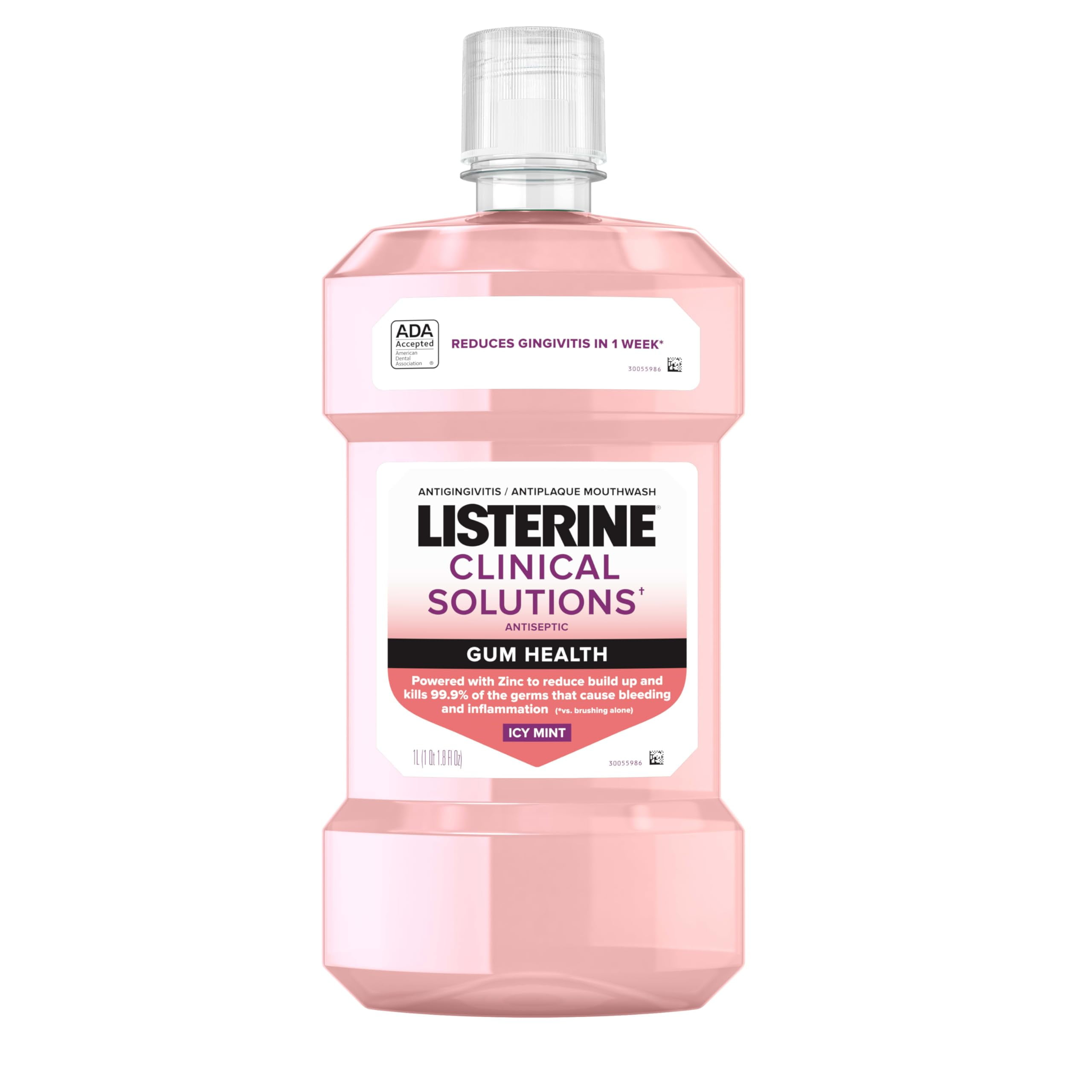 Listerine Clinical Solutions Gum Health Antiseptic Mouthwash Oral Care, 500 mL
