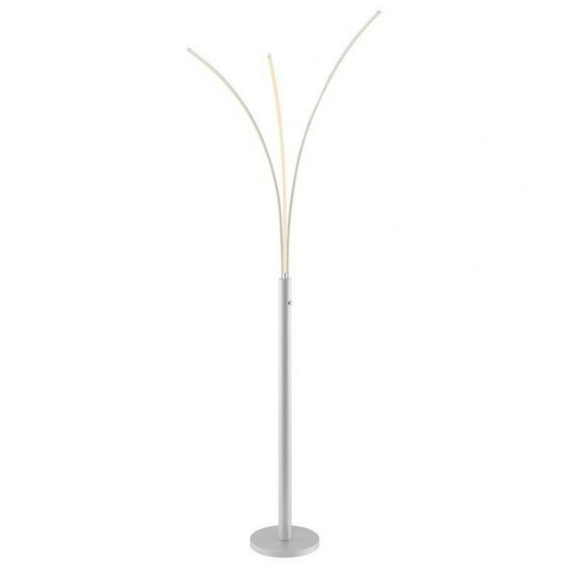 Lite Source Ls-83564 Monita 3 Light 81" Tall Led Tree Floor Lamp - Silver