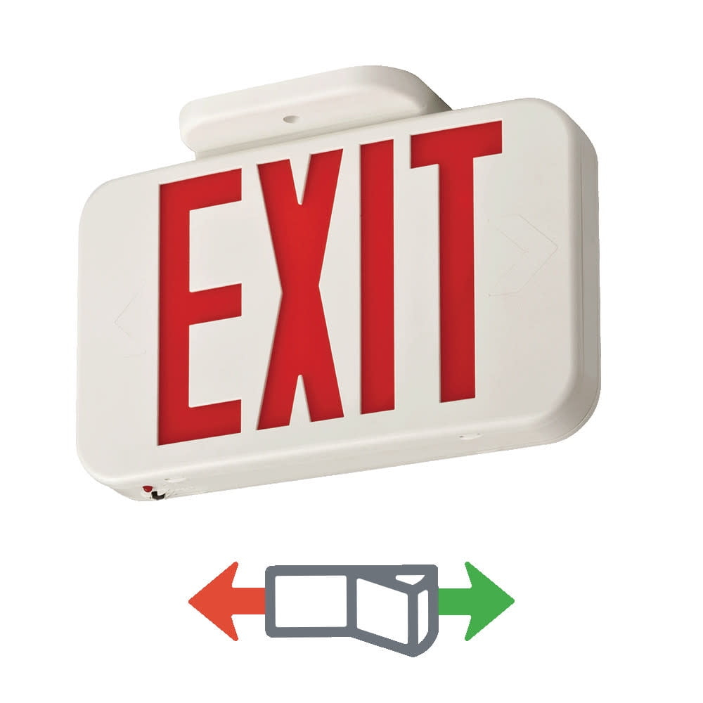 Lithonia Lighting Exrg El Contractor Select Exrg Integrated Led Exit Sign - White