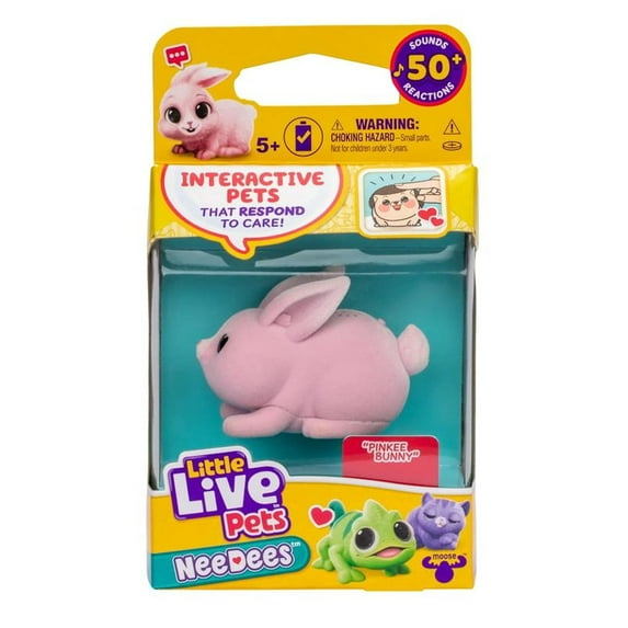 Little Live Pets NeeDees, Interactive Wearable Take-Anywhere Electronic Toy, Collect All 13, Ages 5+