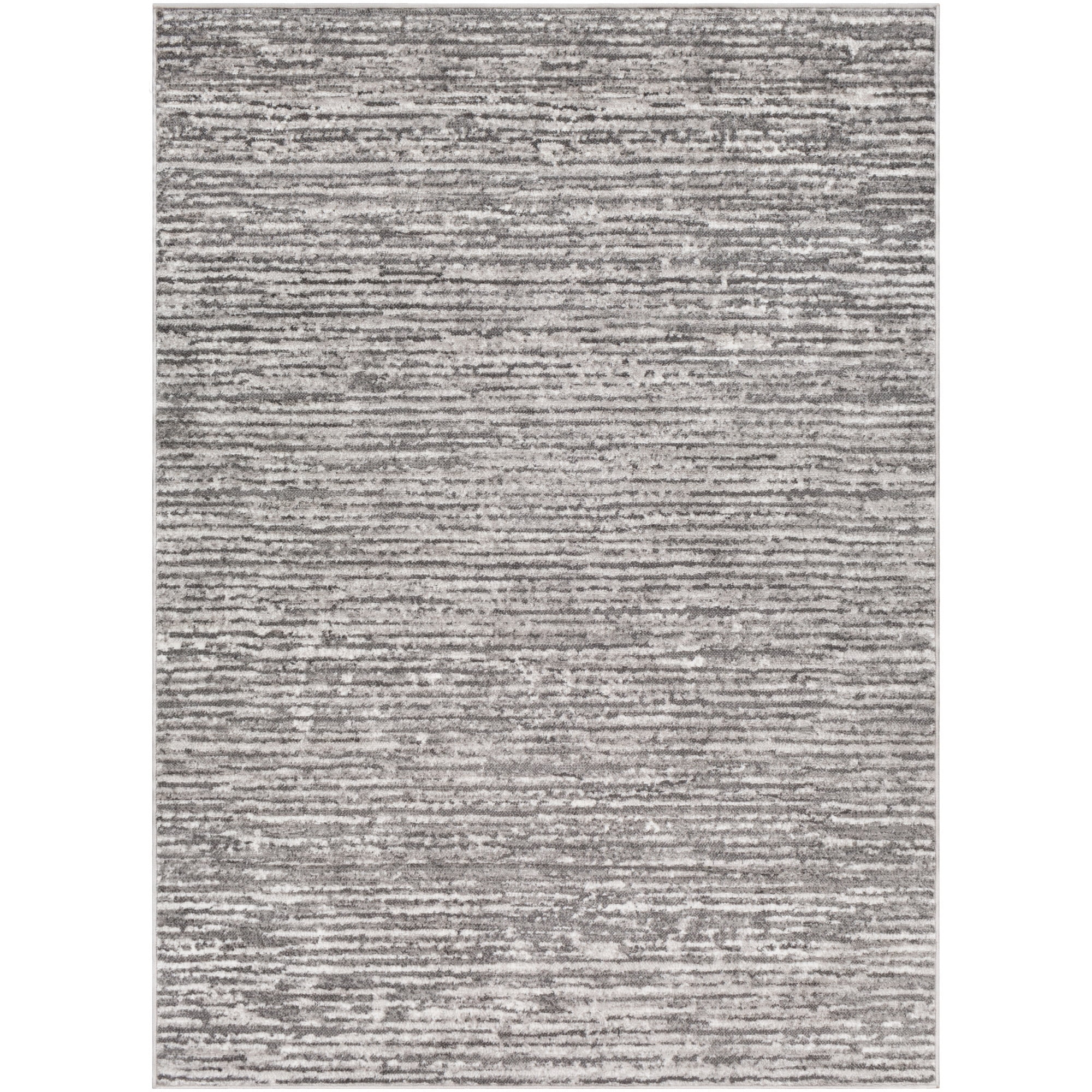 Livabliss Monte Carlo Modern Minimalist Area Rug,5'3" x 7'3",Charcoal/Grey