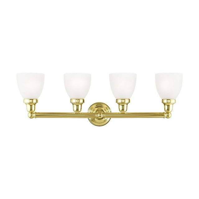 Livex Lighting Classic 4 - Light Vanity in  Polished Brass
