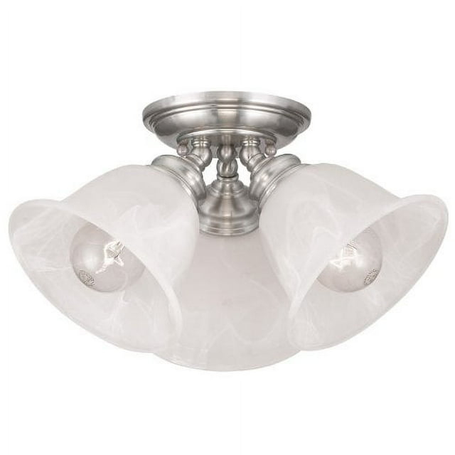 Livex Lighting Essex Ceiling Mount in Brushed Nickel