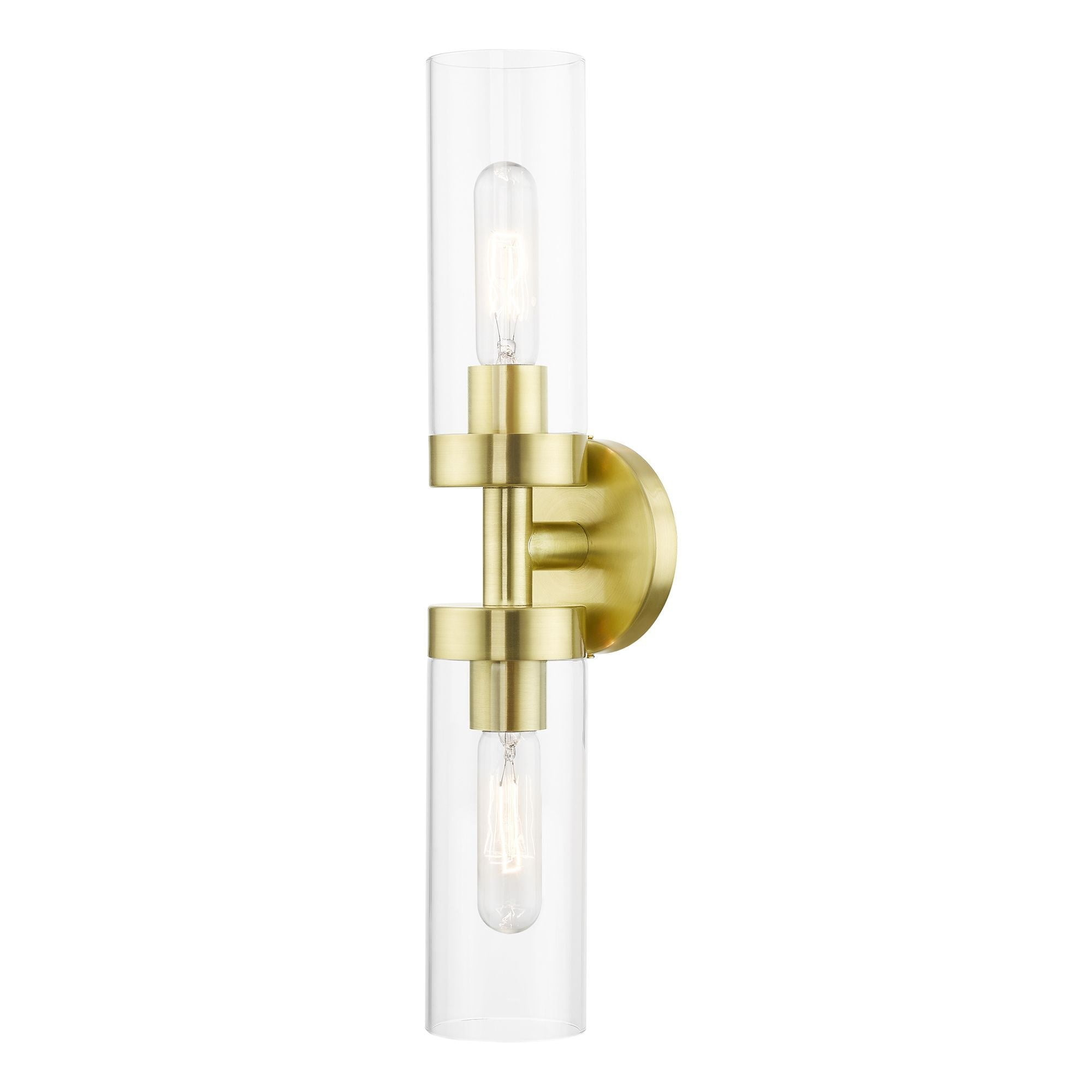 Livex Lighting Ludlow 2 - Light Vanity in  Satin Brass