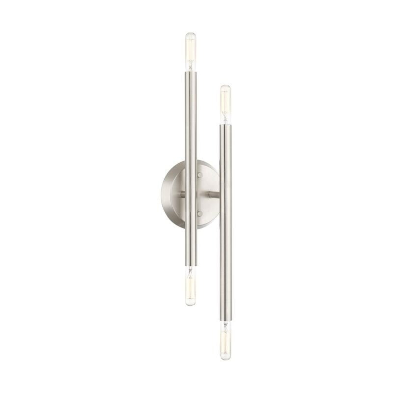 Livex Lighting Soho 4 - Light Wall Light in  Brushed Nickel