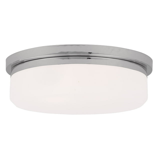 Livex Lighting Stratus 3 - Light Flush Mount in  Polished Chrome