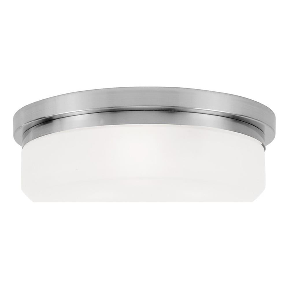 Livex Lighting Stratus 3 - Light Flush Mount in  Brushed Nickel