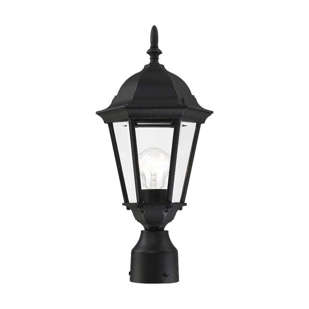 Livex Lighting Hamilton 1 - Light Post Light in  Textured Black