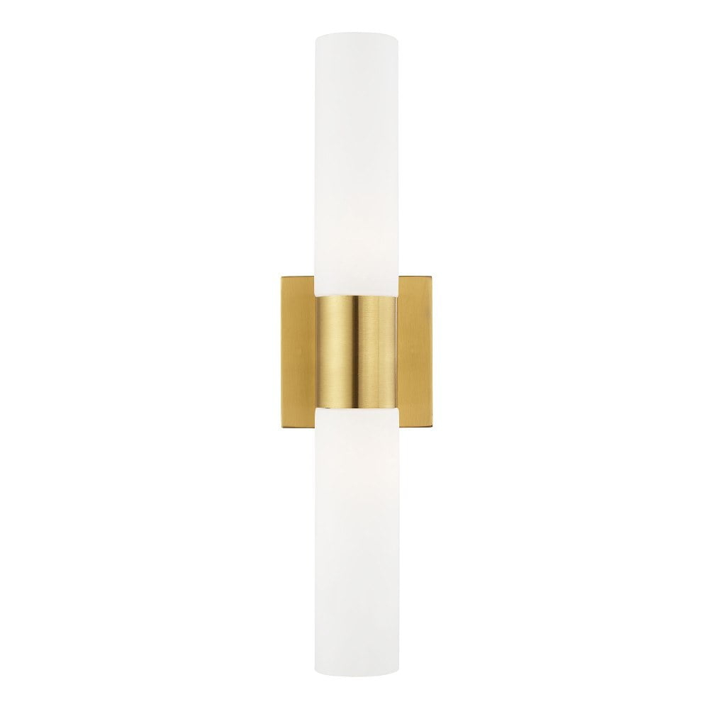 Livex Lighting Aero 2 - Light Vanity in  Satin Brass