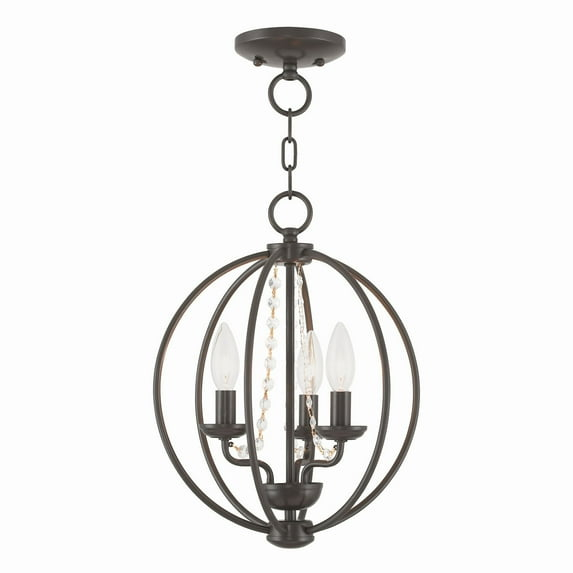 Livex Lighting Arabella 3 - Light Chandelier in  English Bronze