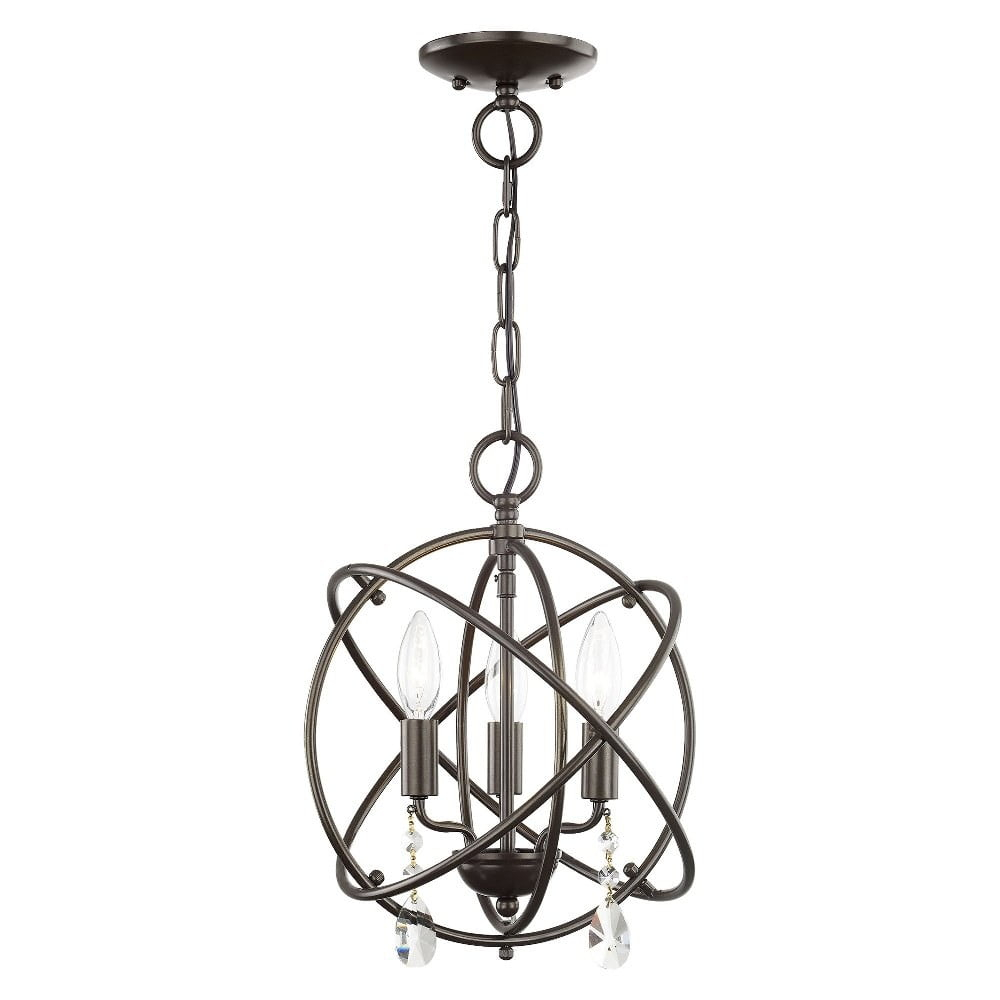 Livex Lighting Aria 3 - Light Chandelier in  English Bronze