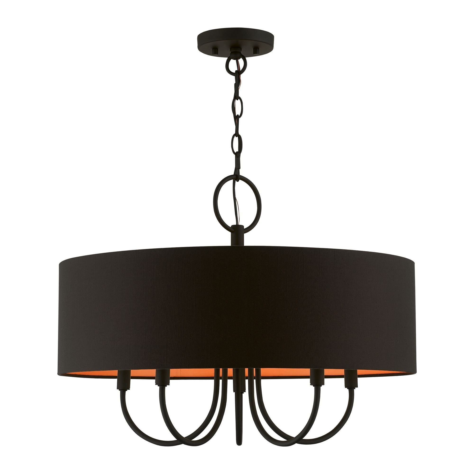 Livex Lighting Bradhurst 5 - Light Pendant in  Black