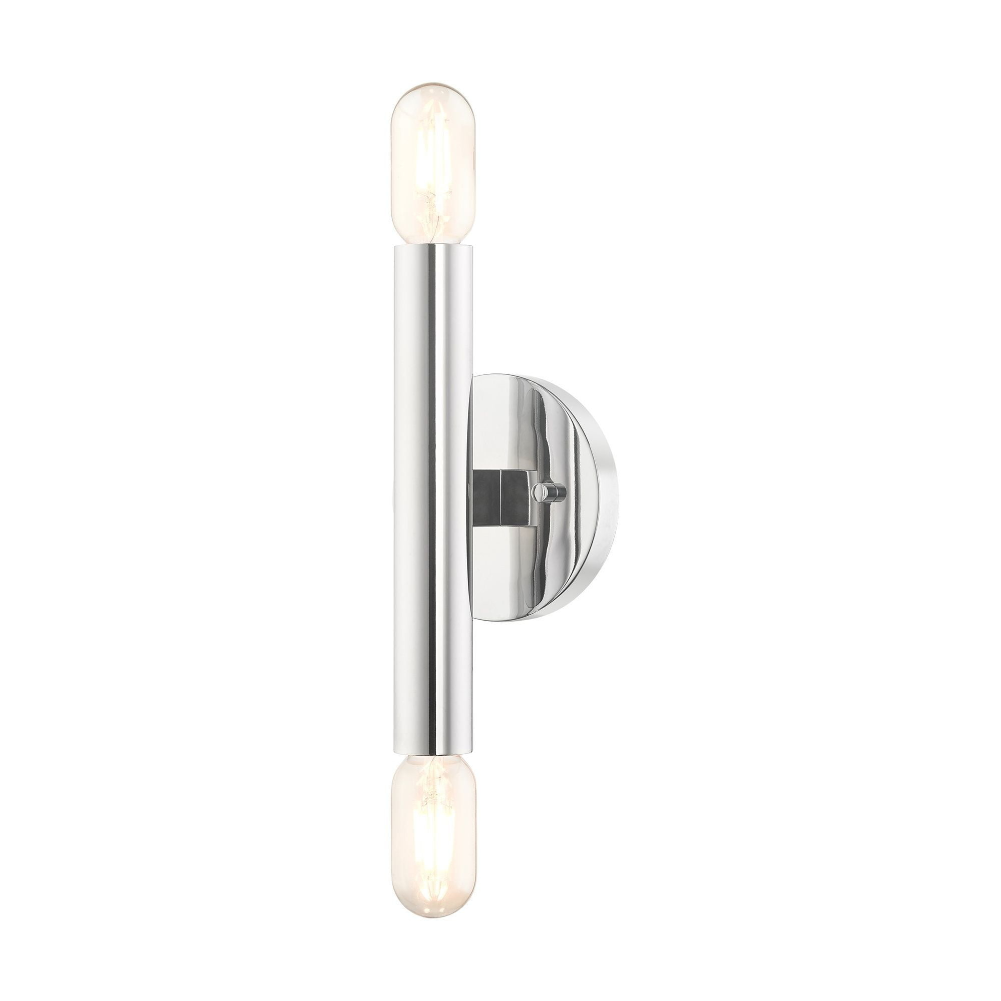 Livex Lighting Copenhagen 2 - Light Wall Light in  Polished Chrome