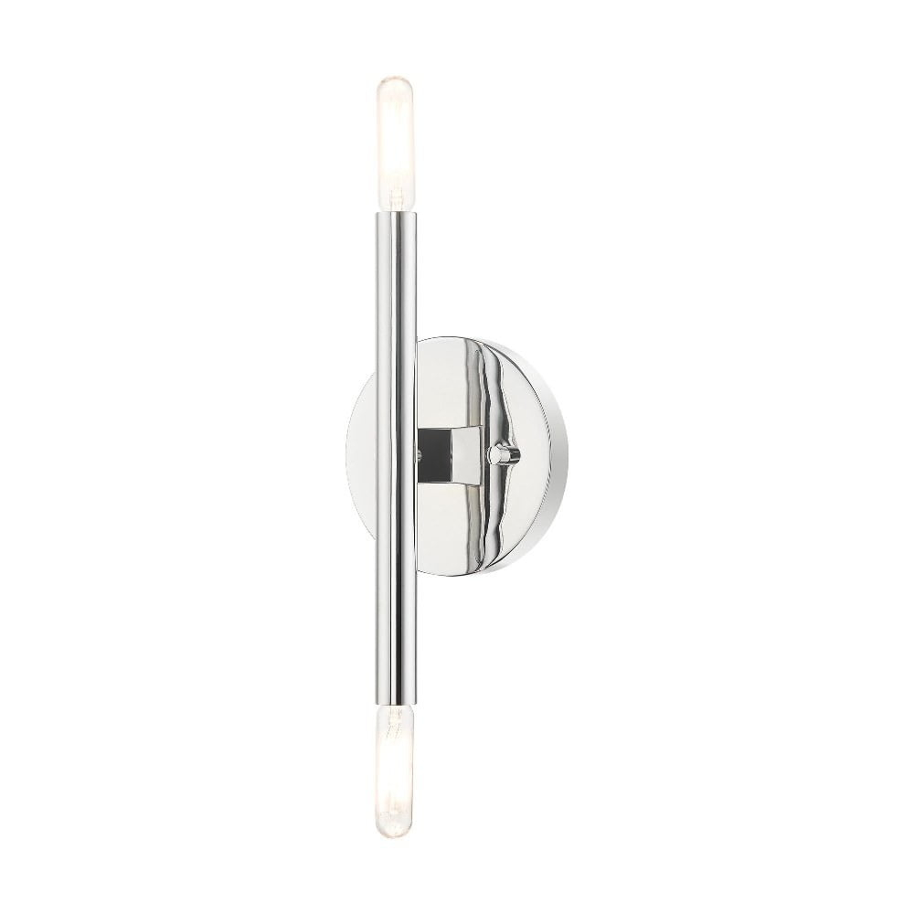 Livex Lighting Copenhagen 2 - Light Wall Light in  Polished Chrome