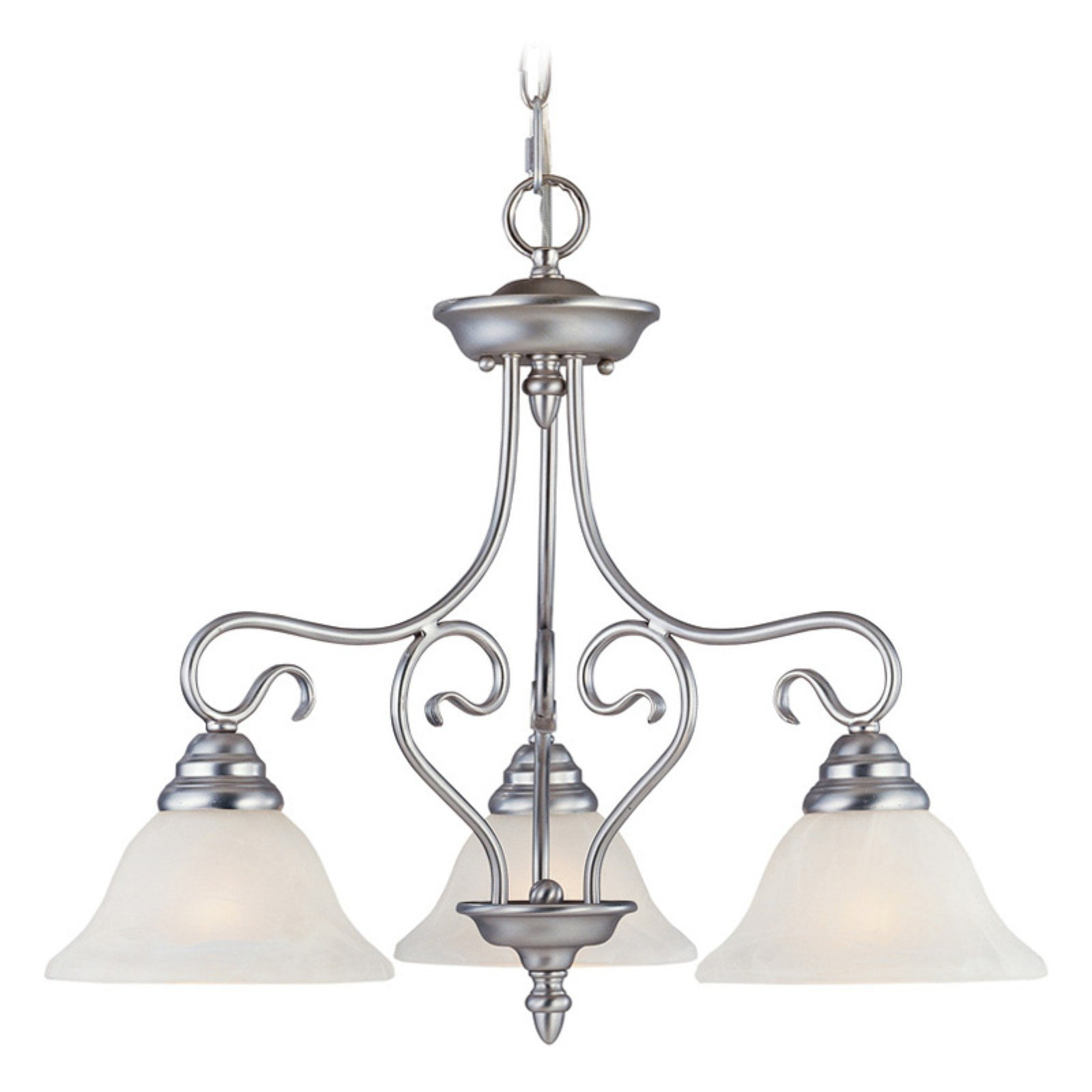 Livex Lighting Coronado 3 - Light Chandelier in  Brushed Nickel