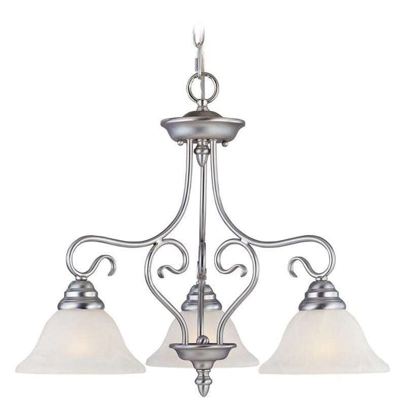 Livex Lighting Coronado 3 - Light Chandelier in  Brushed Nickel