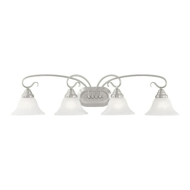 Livex Lighting Coronado 4 - Light Vanity in  Brushed Nickel