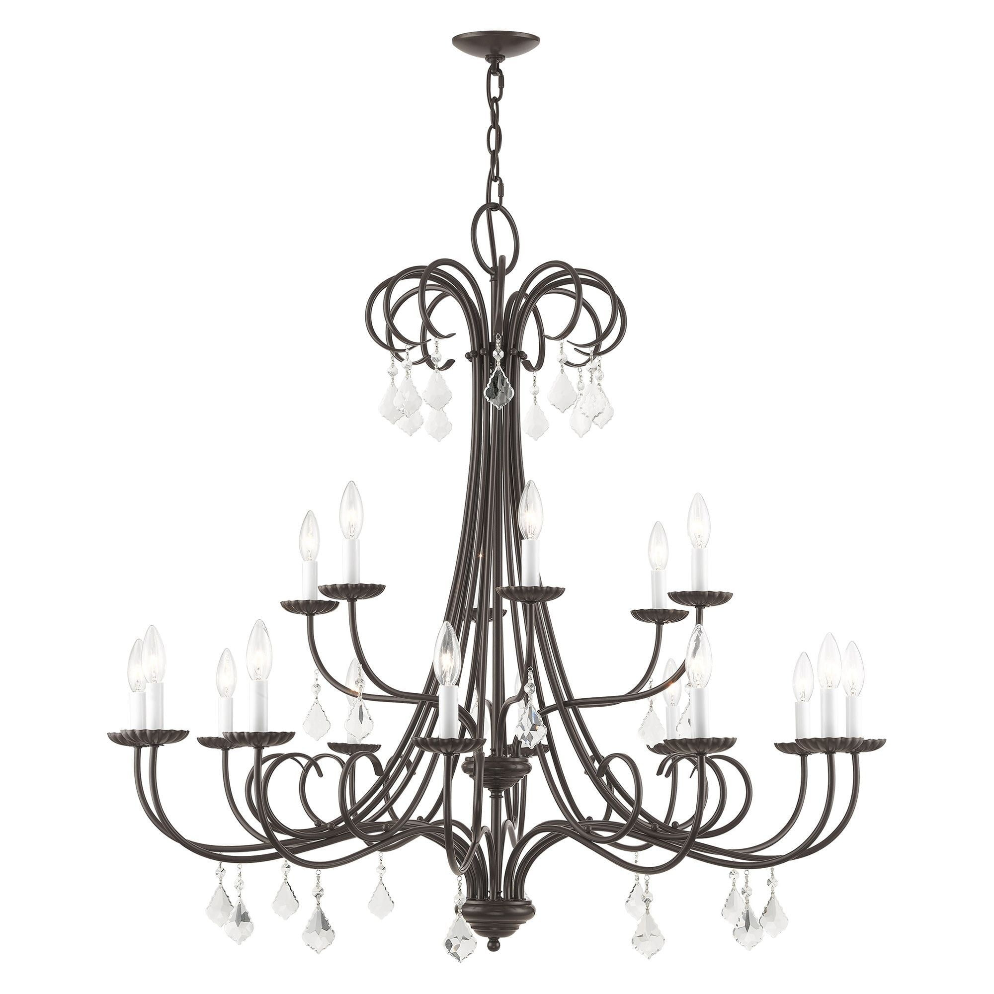 Livex Lighting Daphne 18 - Light Chandelier in  English Bronze