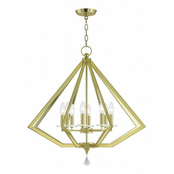 Livex Lighting - Diamond - 8 Light Chandelier in Mid Century Modern Style - 28