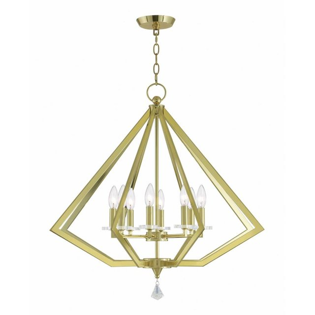 Livex Lighting - Diamond - 8 Light Chandelier in Mid Century Modern Style - 28