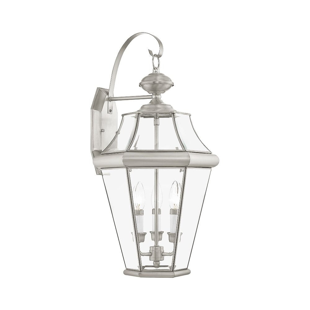 Livex Lighting Georgetown 3 - Light Wall Light in  Brushed Nickel
