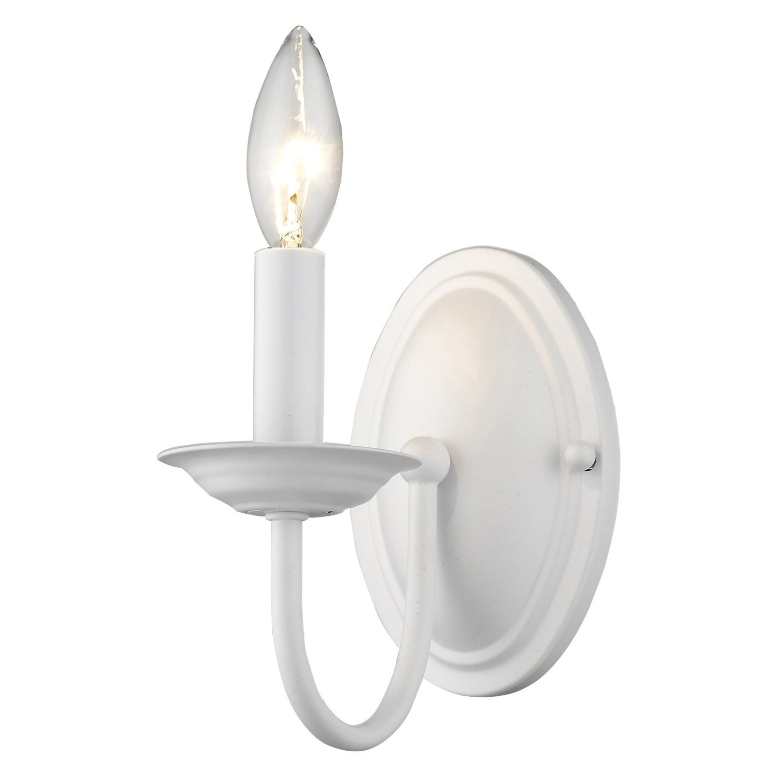 Livex Lighting Home Basics 1 - Light Wall Light in  White