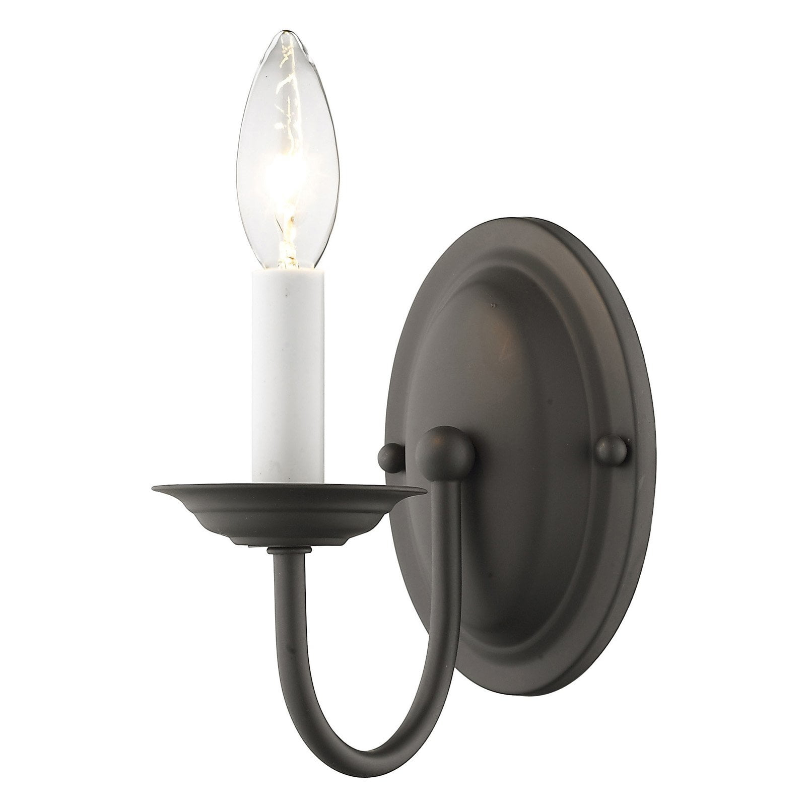 Livex Lighting Home Basics 1 - Light Wall Light in  Bronze