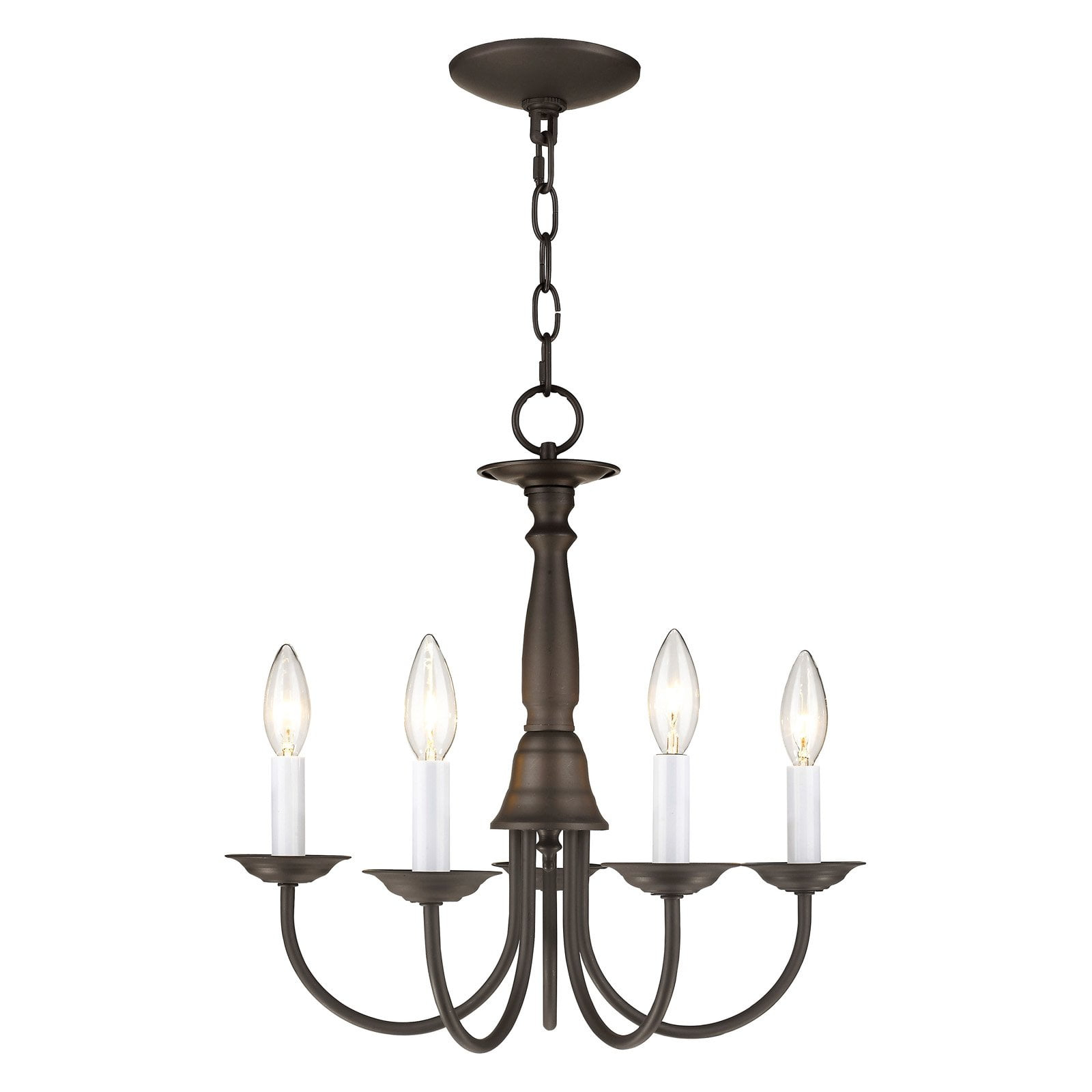 Livex Lighting Home Basics 5 - Light Chandelier in  Bronze