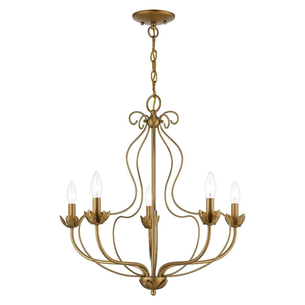 Livex Lighting - Katarina - 5 Light Chandelier In Transitional Style-23 Inches
