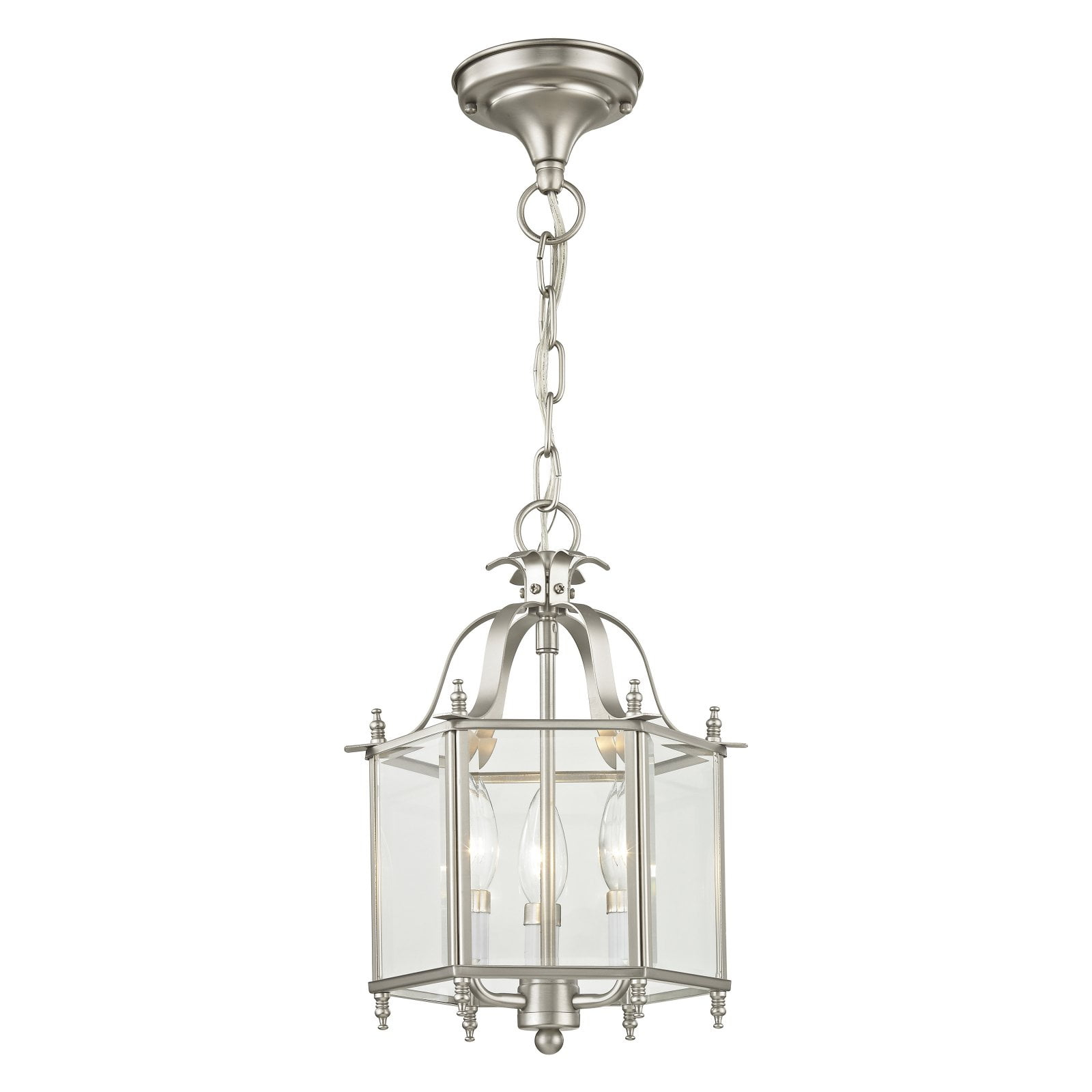 Livex Lighting Livingston 3 - Light Chandelier in  Brushed Nickel