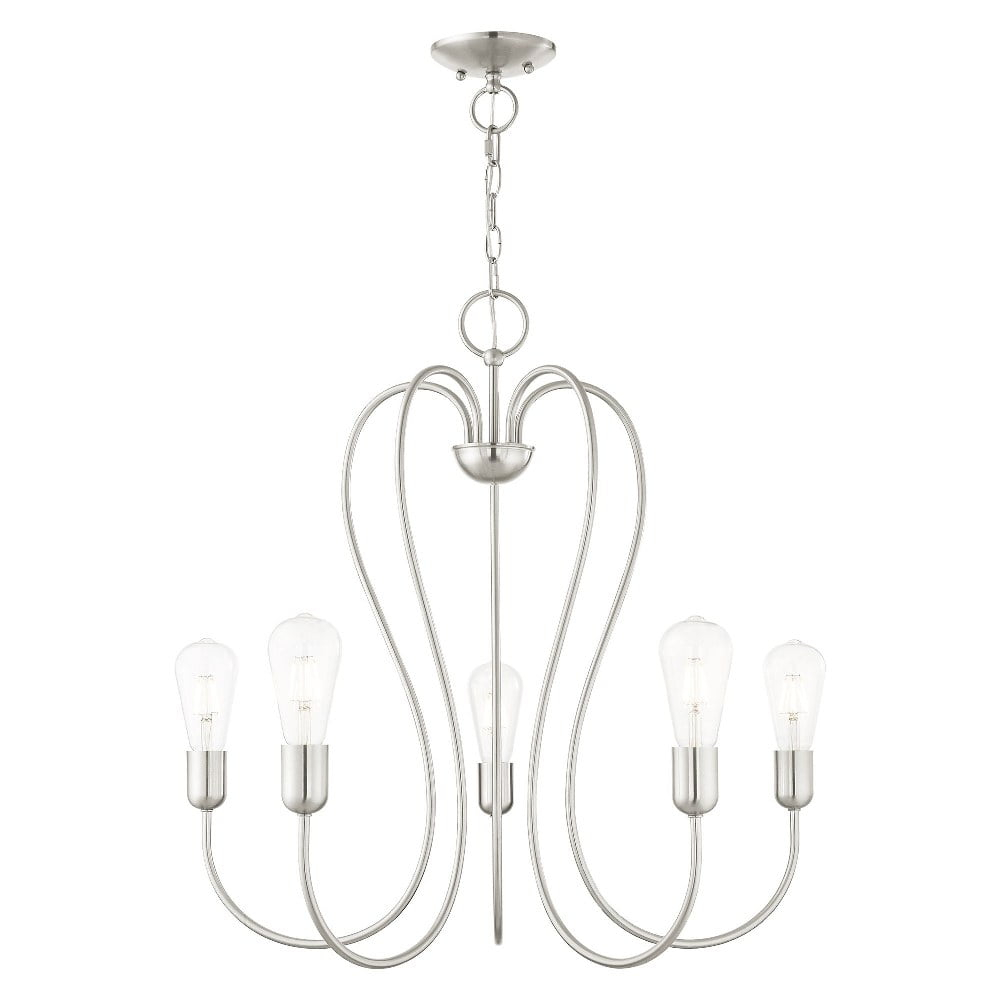 Livex Lighting - Lucerne - 5 Light Chandelier in New Traditional Style - 24