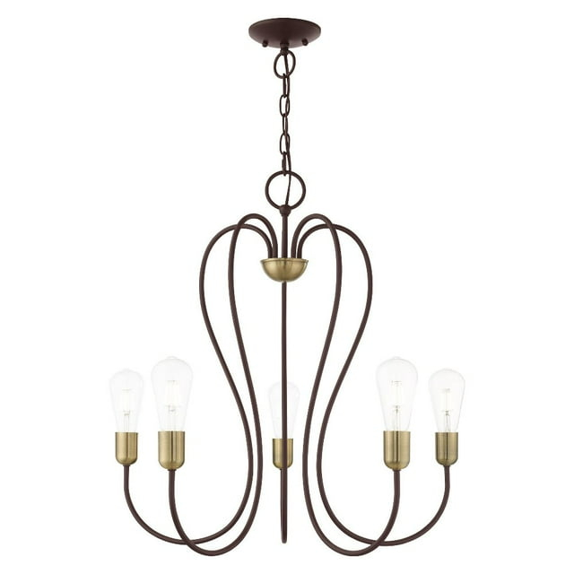 Livex Lighting - Lucerne - 5 Light Chandelier in New Traditional Style - 24