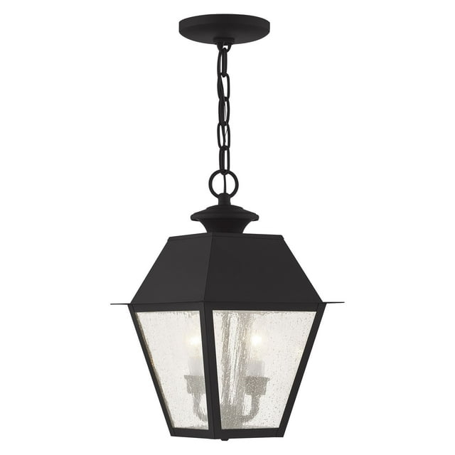 Livex Lighting Mansfield 2 - Light Pendant in  Black