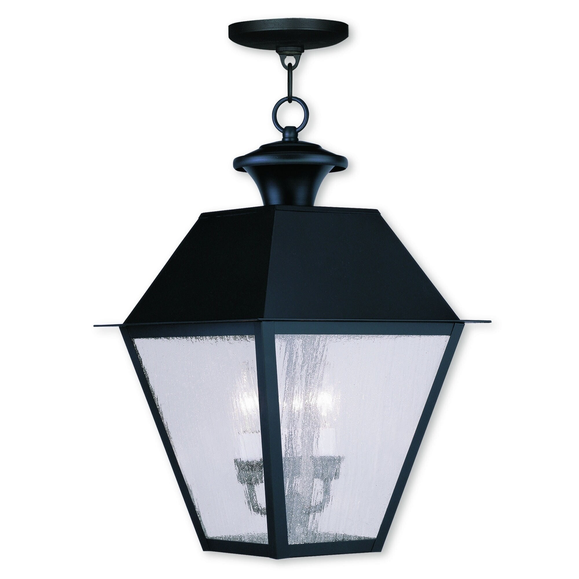 Livex Lighting Mansfield 3 - Light Pendant in  Black
