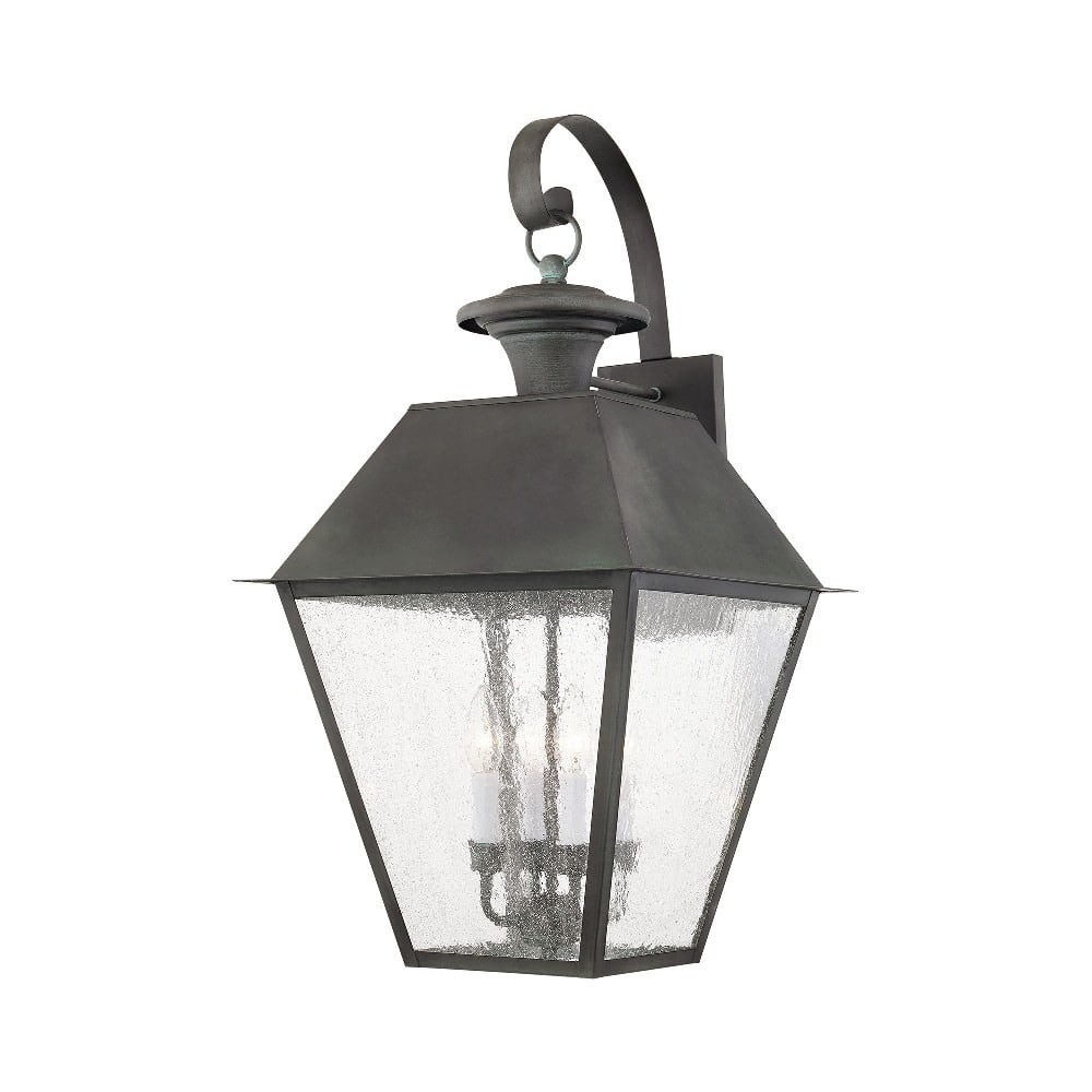 Livex Lighting Mansfield 4 - Light Wall Light in  Charcoal