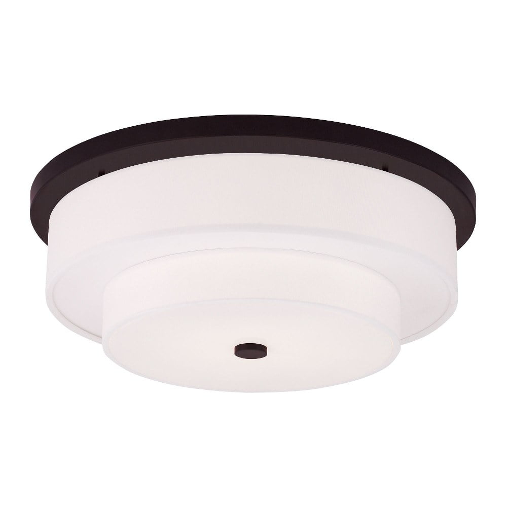 Livex Lighting Meridian 4 - Light Flush Mount in  Bronze