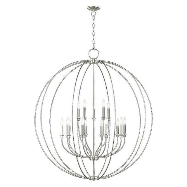 Livex Lighting - Milania - 15 Light Foyer Chandelier in Farmhouse Style - 42