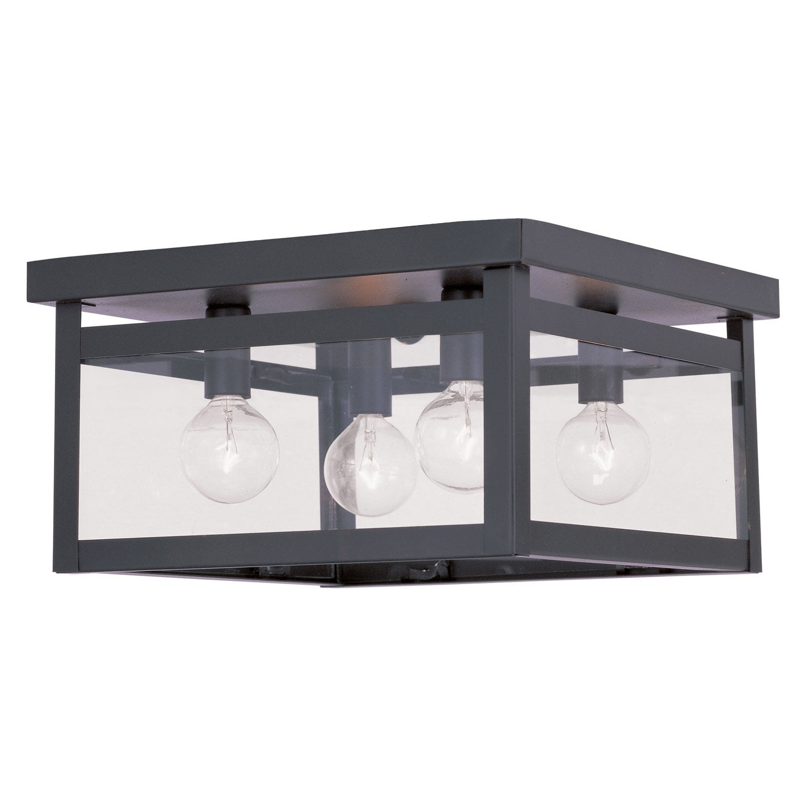Livex Lighting Milford Ceiling Mount in Bronze