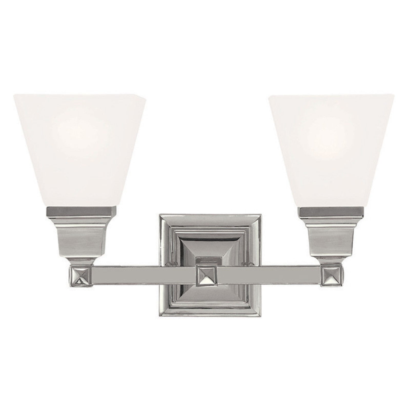 Livex Lighting Mission 2 - Light Vanity in  Polished Nickel