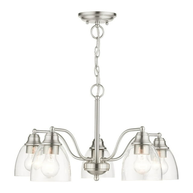 Livex Lighting Montgomery 5 - Light Chandelier in  Brushed Nickel