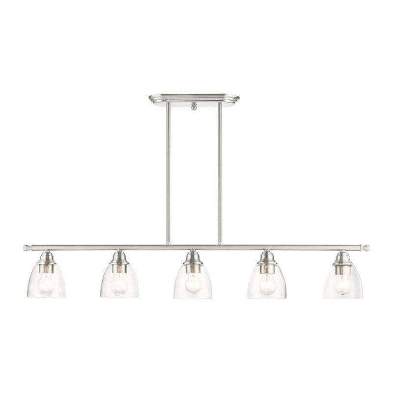 Livex Lighting Montgomery 5 - Light Chandelier in  Brushed Nickel