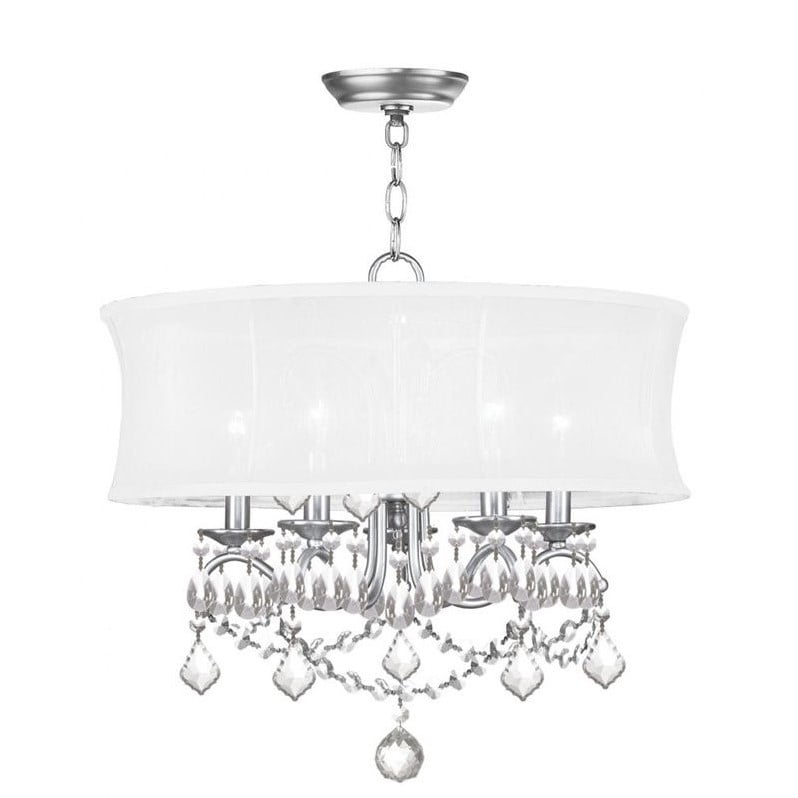 Livex Lighting Newcastle 5 - Light Chandelier in  Brushed Nickel