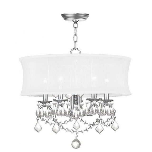 Livex Lighting Newcastle 5 - Light Chandelier in  Brushed Nickel