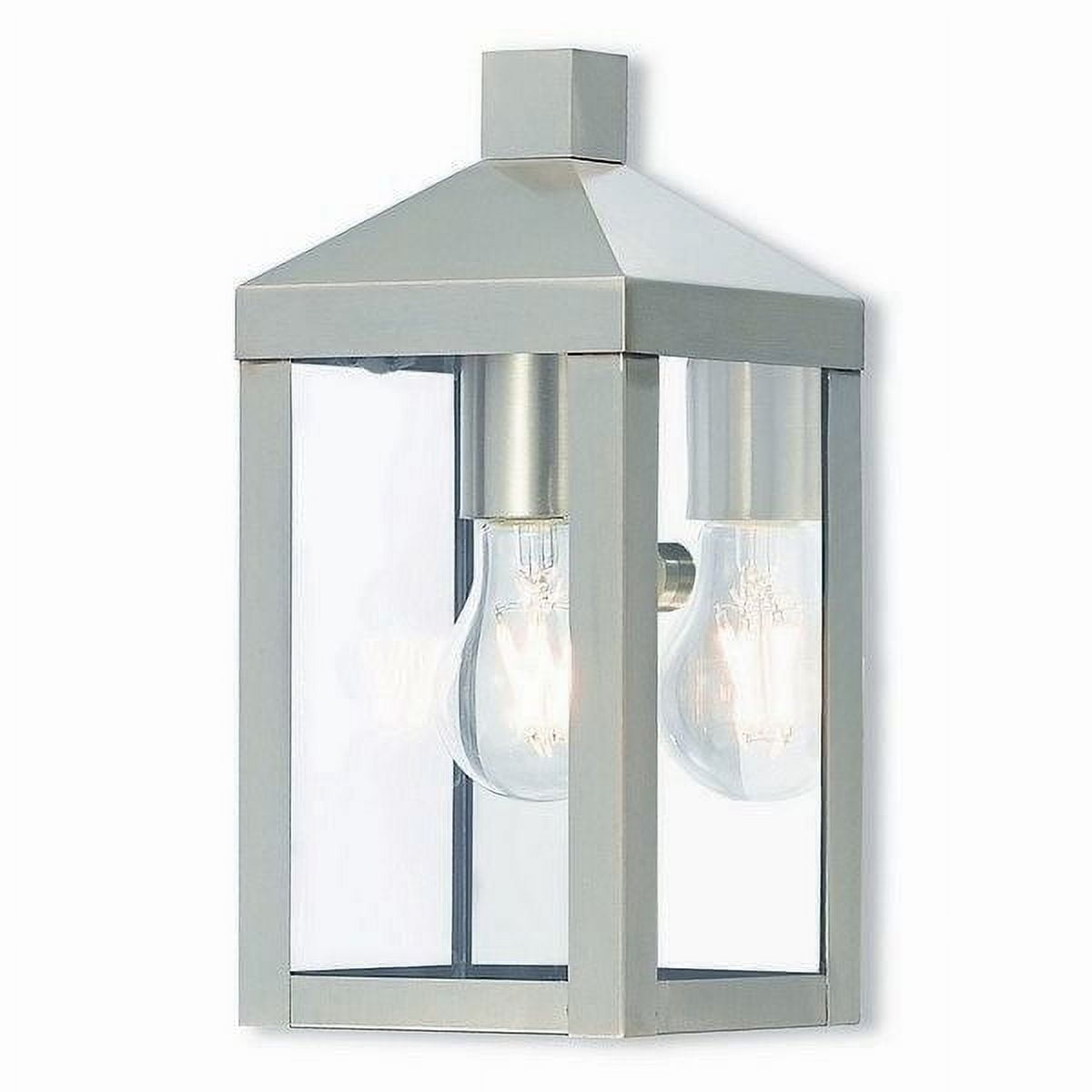 Livex Lighting Nyack 1 - Light Wall Light in  Brushed Nickel