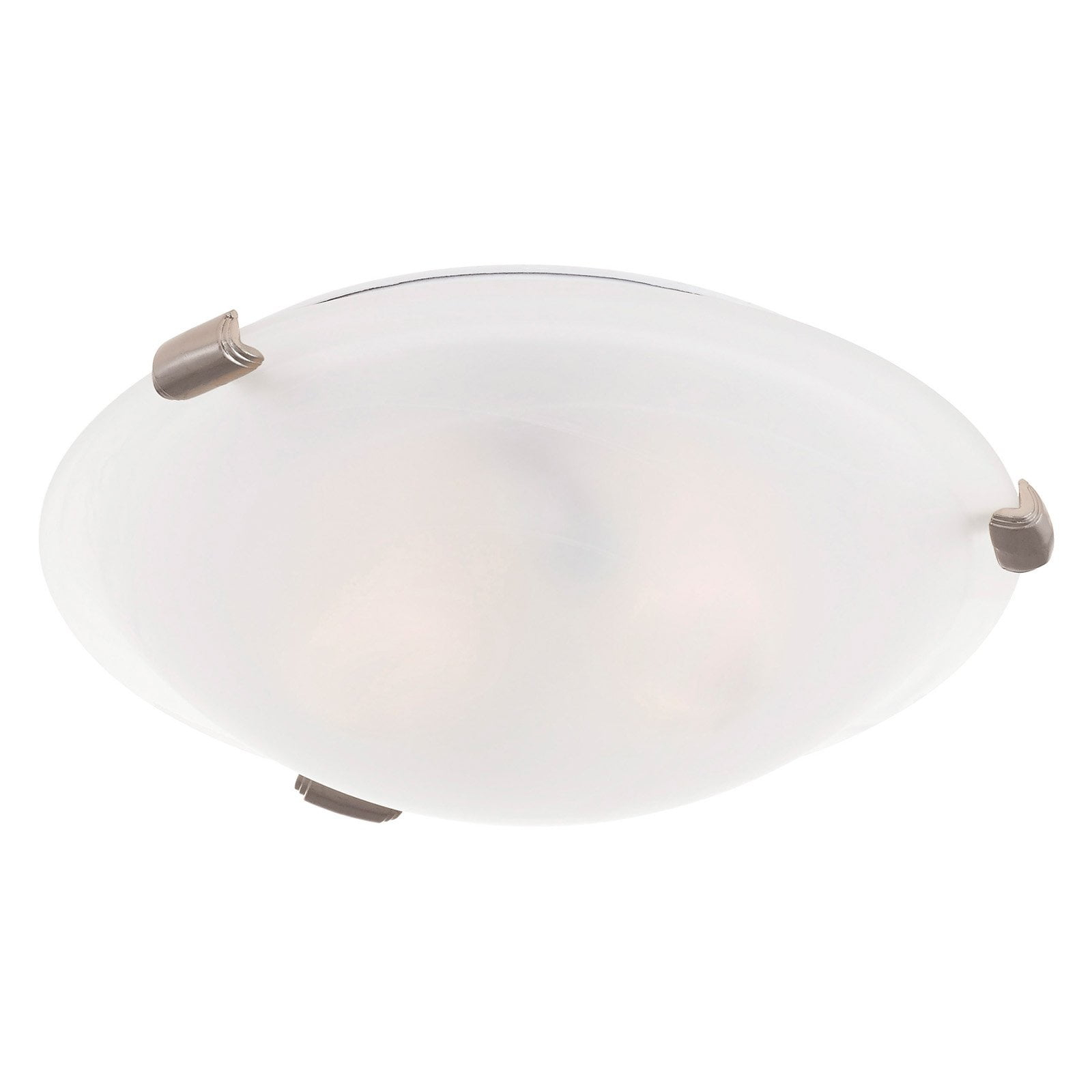 Livex Lighting Oasis 2 - Light Flush Mount in  Brushed Nickel