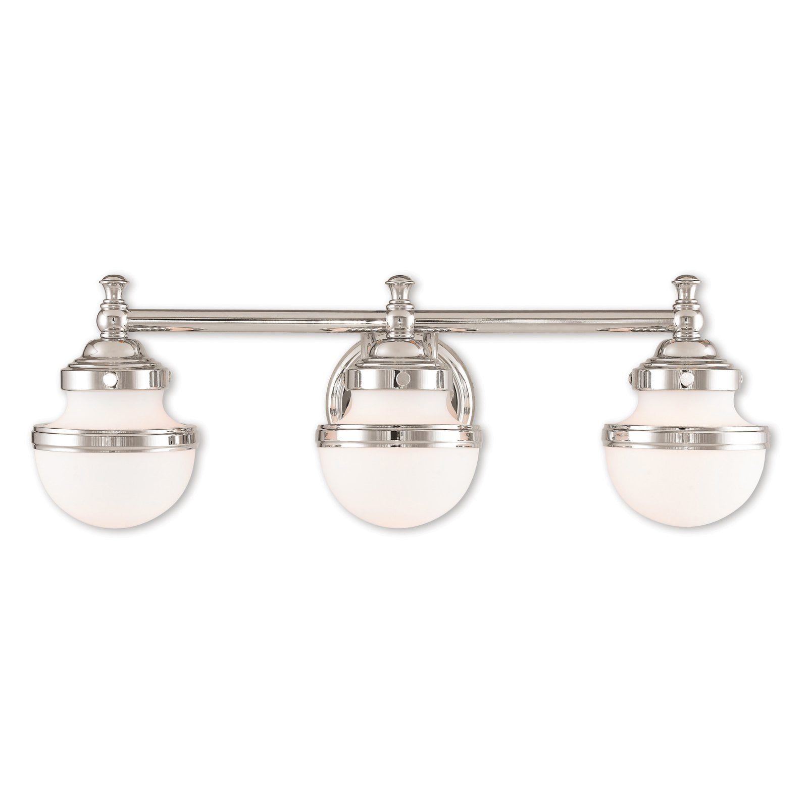Livex Lighting Oldwick 3 - Light Vanity in  Polished Chrome
