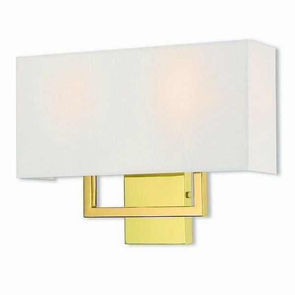 Livex Lighting Pierson 2 - Light Wall Light in  Polished Brass