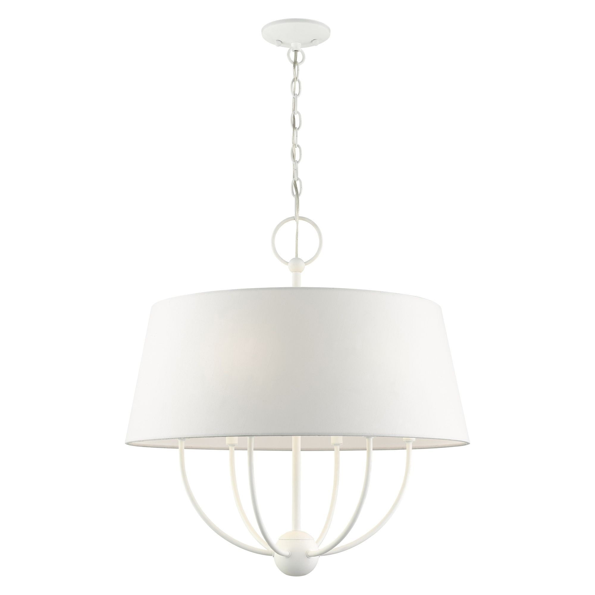 Livex Lighting Ridgecrest 6 - Light Pendant in  White